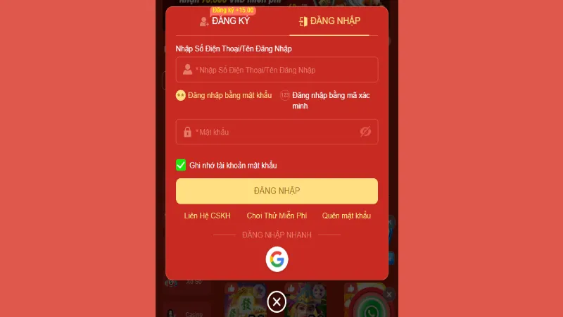 Đăng nhập 68WIN nhanh chóng qua 3 bước siêu đơn giản