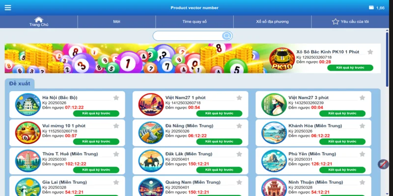 Giới thiệu khái quát nhất về sảnh xổ số 68WIN