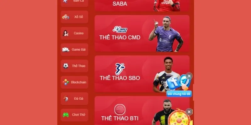 Top 3 nhà cung cấp hợp tác cùng sảnh cược